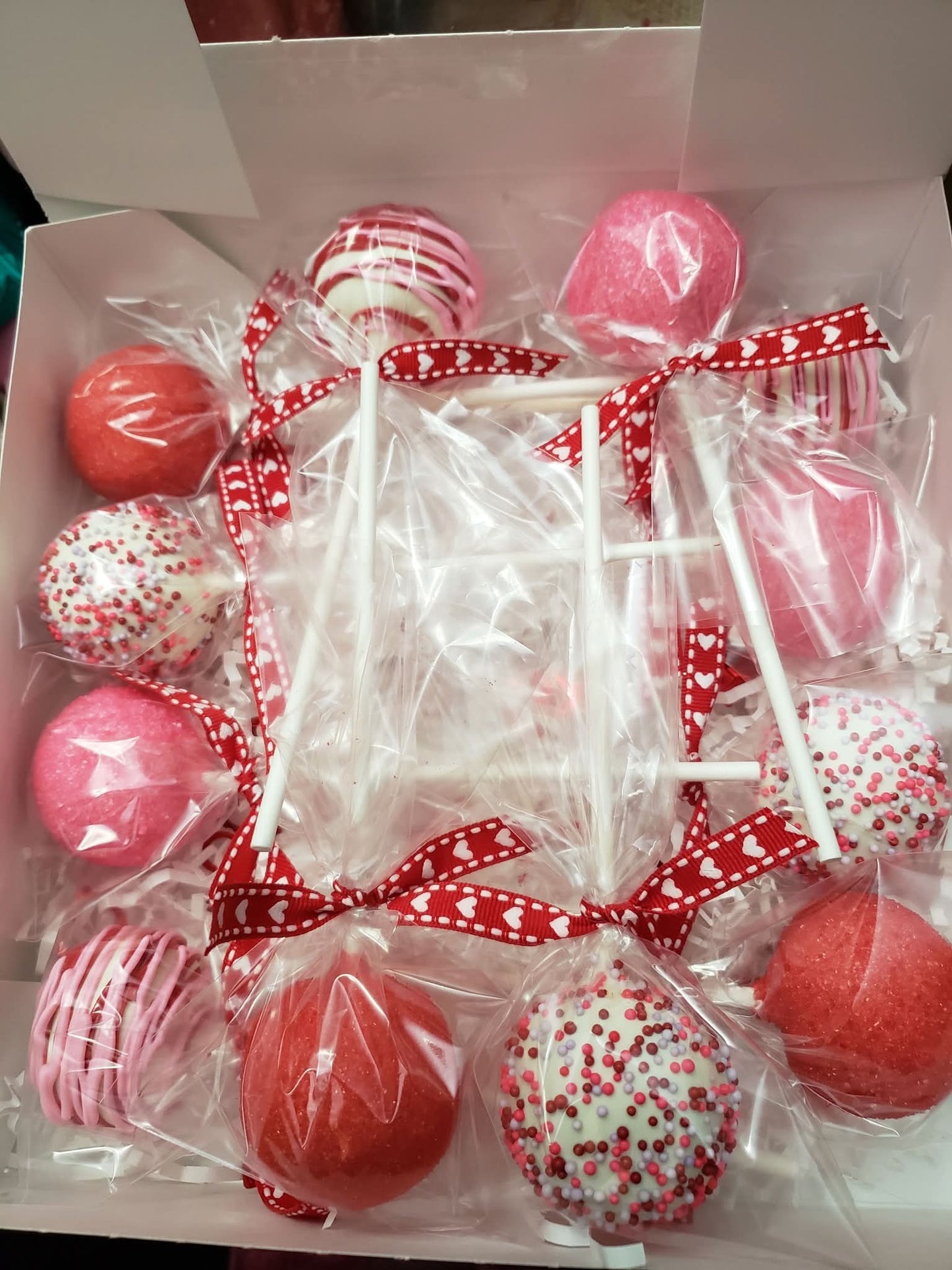 Valentine themed Cakepops