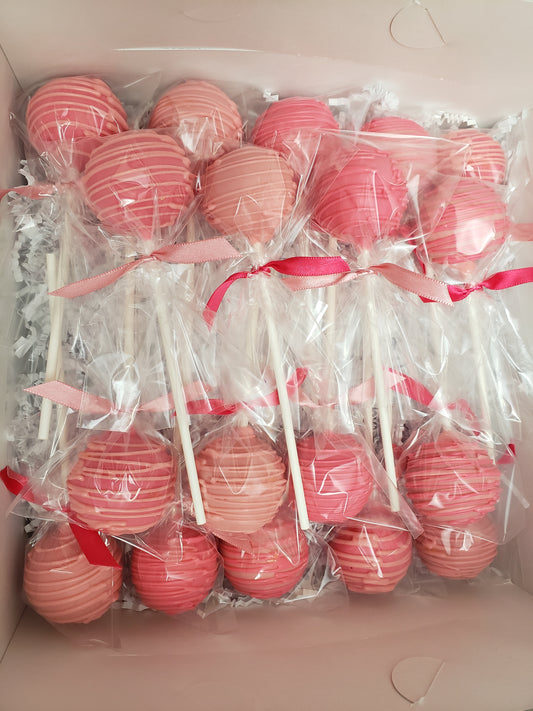 Valentine themed Cakepops
