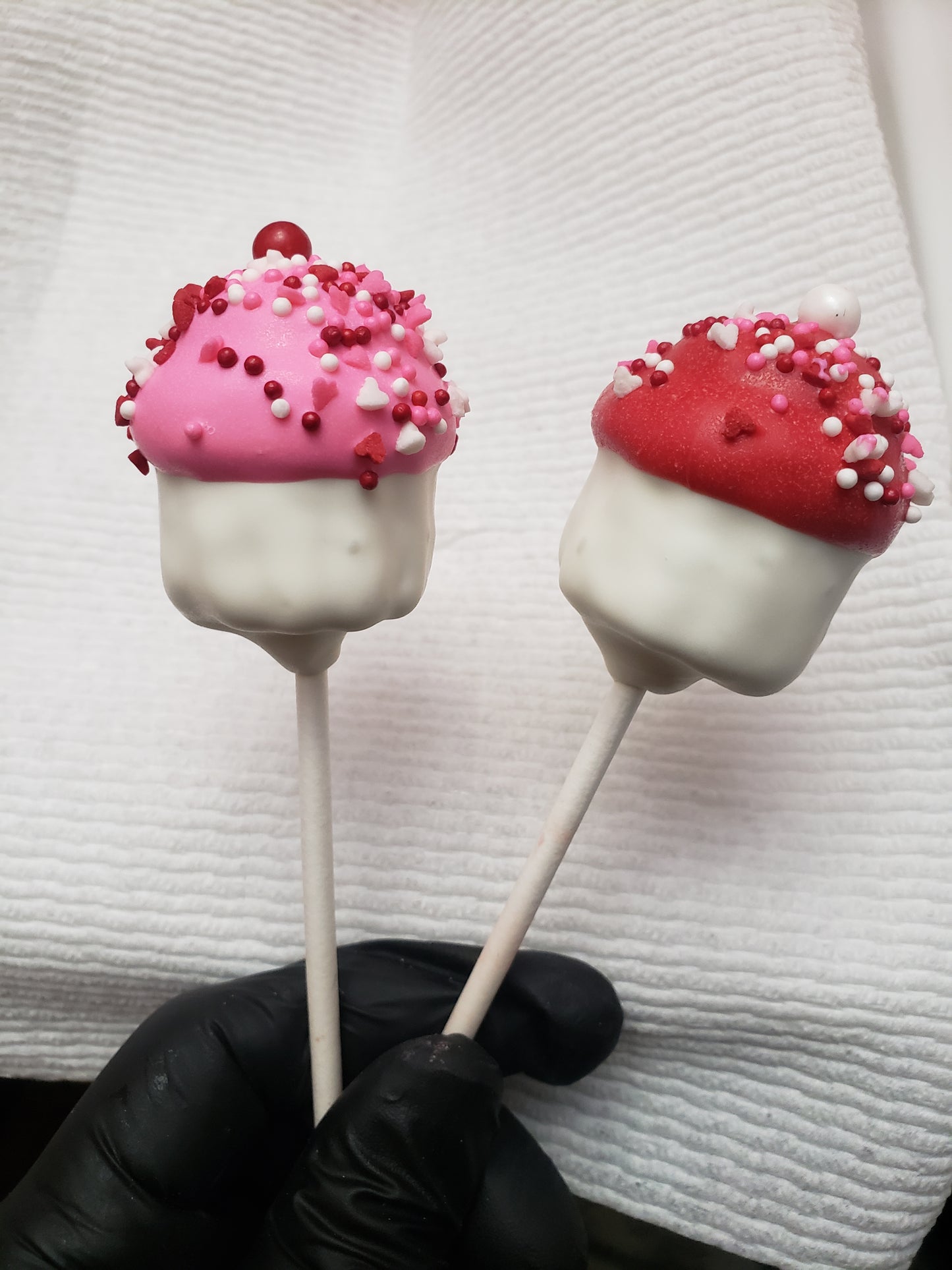 Valentine themed Cakepops